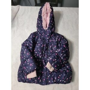 Girls Coat 2T, hearts, zeroxposur